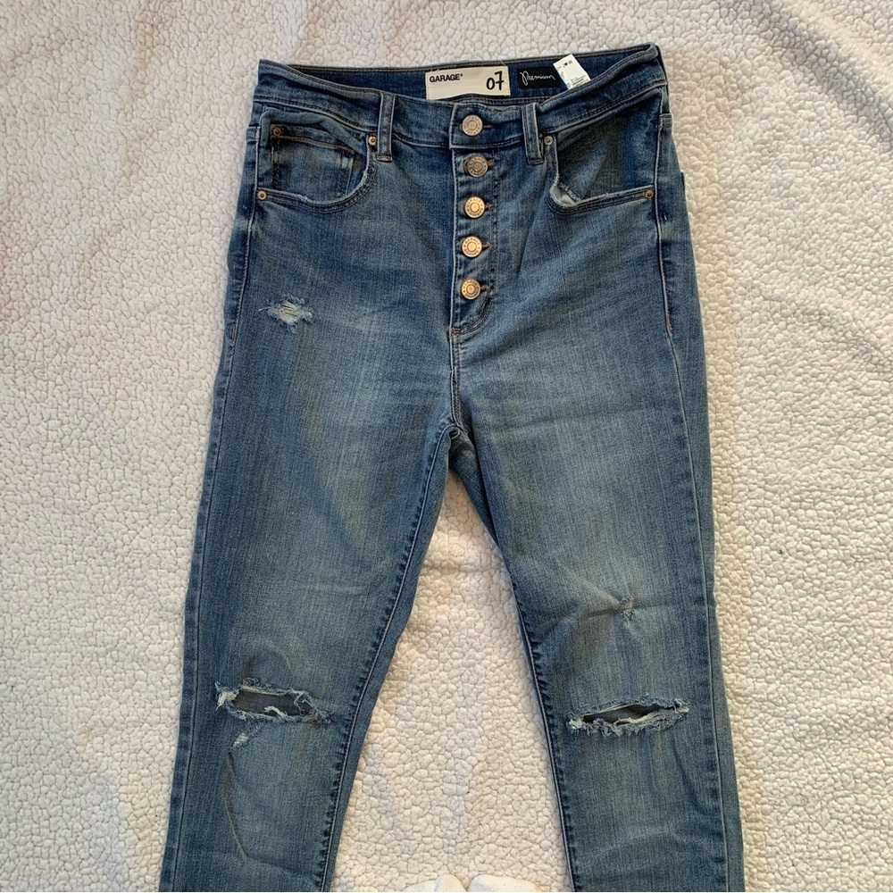 Garage Ultra High Rise Skinny Jeans - Picture 2 of 11